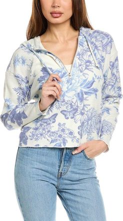 Chaser Semi Cropped Zip Front Hoodie