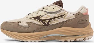 Mizuno Heren Wave Rider Beta Sportstyle Suede Trainers (Bruin)