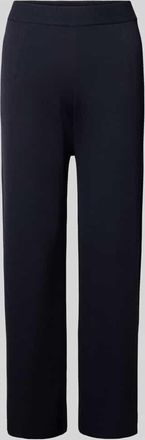 Christian Berg Jogpants aus Viskose-Mix mit elastischem Bund in Marine, Gr&ouml;&szlig;e 34