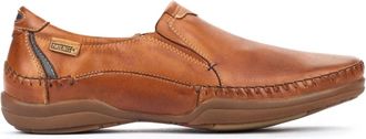 Pikolinos Pikolinos San Telmo M1D-6032 Loafers Mens Brandy Leather Shoes RHS6627