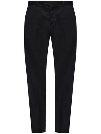 AllSaints Tisbury trousers - men - Polyester/Wool/Viscose/Recycled Polyester - 33 - Black