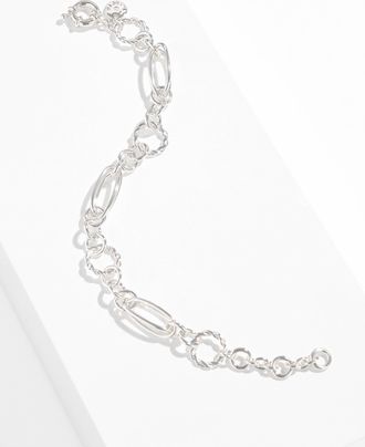 Talbots Porter Chain Bracelet - Shiny Silver - 001 Talbots