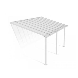 Palram Patio Cover Olympia 3 x 5.46 Clear - L546 x W300 x H305 cm - White