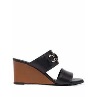 Ferragamo Horsebit-Detail Open Toe Sandals