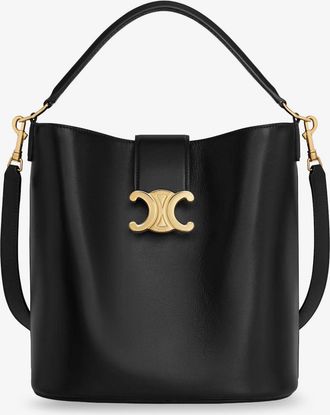 Celine Borsa a secchiello Louise Medium con logo Triomphe in metallo - CELINE - gender_Woman