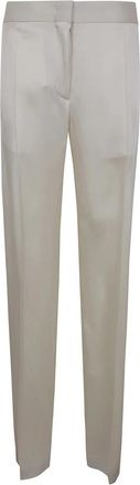 Jil Sander Trouser 92 AW 22 - Dames - Wijde Broeken - Beige - XS - Broeken