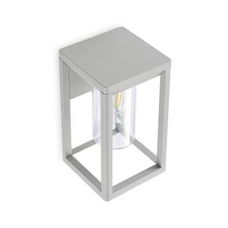 Lindby Lindby L&aacute;mpara De Pared Exterior estami En Gris Aluminio