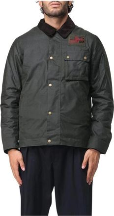 Barbour Jassen, Heren, Groen, S, Katoen, Waxed Cotton Jacket
