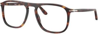Persol Glasses, unisex, Brown, Size: 54 MM Eyeglasses