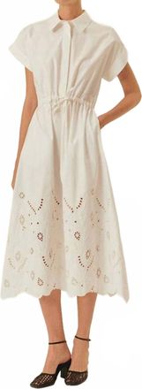 Exquise Womens Leila Dress In White