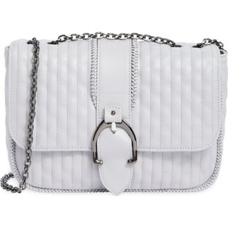 Longchamp Amazone Small Quilted Leather Crossbody Bag in Pearl at Nordstrom Rack