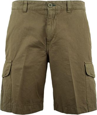 Paul Smith Khaki Cotton-Linen Blend Bermuda Shorts