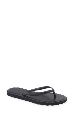 Arezzo Cookie Cutter Flip Flop in Black at Nordstrom, Size X-Large