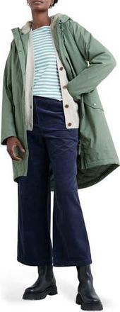 Seasalt Cornwall Plant Hunter Waterproof Hooded Coat in Balsam at Nordstrom Rack, Size 6 Us / 10 Uk