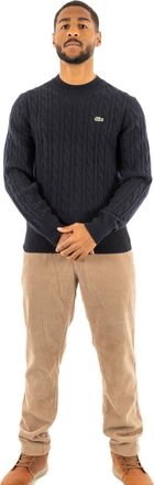 Lacoste Mens Sweater, Navy blue, XL