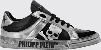 Philipp Plein Sneakers Retrokickz TM in pelle con stampa Skull e effetto usurato