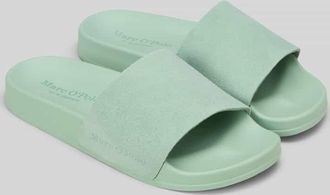 Marc O'Polo Badeschuhe mit Label-Pr&auml;gung in Hellgruen, Gr&ouml;&szlig;e 39