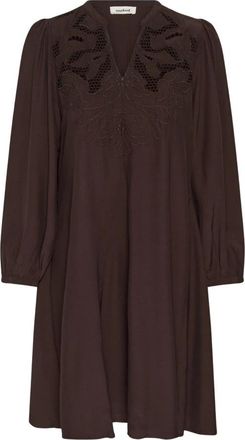 Soaked In Luxury Jurken - Dames - Korte kleedjes - Bruin - M - Kleedjes