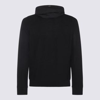 Herno Cotton Hooded Jacket - Black