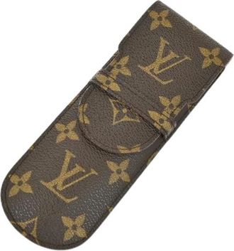 Louis Vuitton Pre-owned Accessories, female, Brown, Size: ONE SIZE Pre-owned Leather Accessory