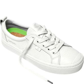 Cariuma Cariuma OCA Low Sneakers Mens White Premium Leather Casual Shoes RHS8709