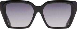 Fendi Grey Gradient Square Ladies Sunglasses FE40161F 01B 55