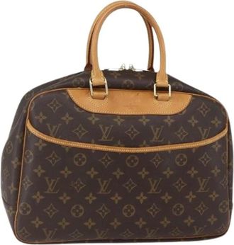Louis Vuitton Pre-owned Handbags, female, Brown, Size: ONE SIZE Pre-owned Canvas Handbag