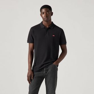 Levi's Housemark Polo Shirt - Mens - L - Black