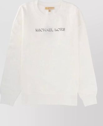 Michael Kors logo crew neck sweatshirt long sleeves