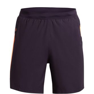 Under Armour Mens Ua Launch 7 Inch Graphic Shorts, Tux Purple, L