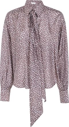 Brunello Cucinelli Shirt Ribbon Flowers Pattern