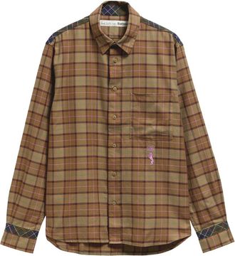 Barbour Overhemden, Heren, Veelkleurig, L, Katoen, Geklede Tartan Lange Mouwen Shirt