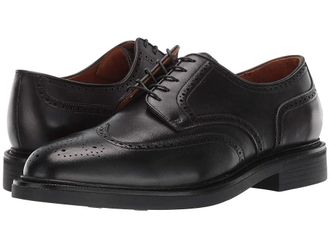 Polo Ralph Lauren Asher Wing Tip Mens Shoes Black Calf Leather : 9.5 D - Medium