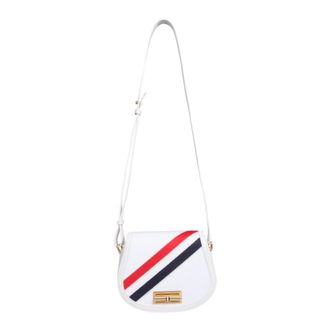 Thom Browne Canvas Saddle Shoulder Bag