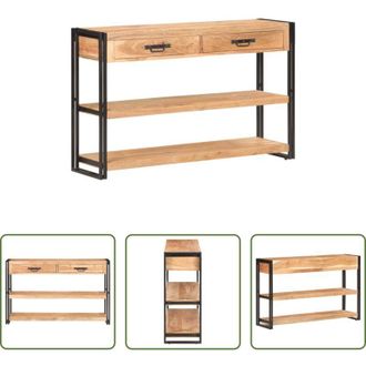 vidaXL Credenza in acacia - Credenza 120x30x75 cm in Legno Massello di Acacia
