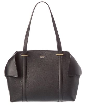 Ferragamo Logo Leather Tote