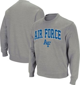 Colosseum Mens Colosseum Heathered Gray Air Force Falcons Arch & Logo Sweatshirt in Heather Gray at Nordstrom, Size Small