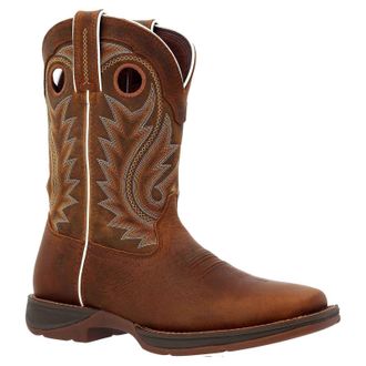 Durango Rebel Leather Mens Saddle Brown Boots - Size UK 10.5