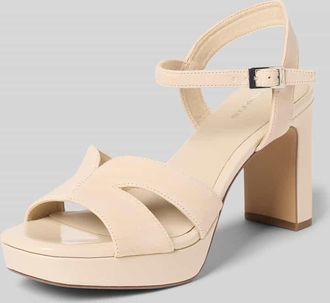 Tamaris Tamaris Sandaletten aus echtem Rindsleder in Sand, Gr&ouml;&szlig;e 36