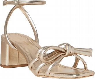 Loeffler Randall Womens Mikel Bow Heels In Champagne