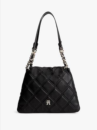 Tommy Hilfiger Bolso tote acolchado con monograma TH