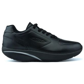 Mbt 1997 Leather Womens Low Top Trainers - Black - Size:UK 3.5