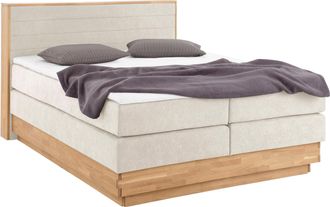 HOME AFFAIRE Boxspringbett »Cavan« Eiche, inkl. Bettkasten & Topper, verschiedene Härtegrade (auch H4)