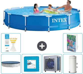 Intex Piscina Con Estructura Redonda - 366x76 Cm - 7-piezas S116