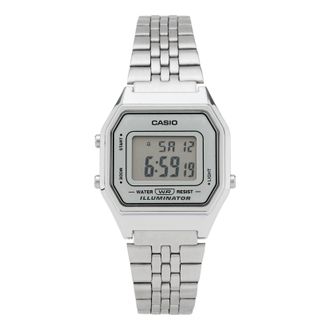 Casio Waterproof Sports Mens White Digital LA680WA-7D