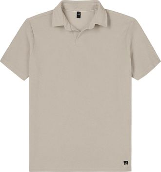 Wahts Mens Polo, Towelling Stone Beige / XXL