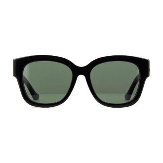 Gucci Iconic Logo-Plaque Frame Sunglasses - Black