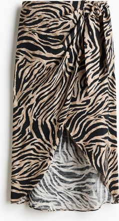 H&M Wickeljupe - Beige/Zebramuster
