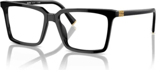 MU 08Xv Square Frame - unisex - Miu Miu - Glasses - Black - 54 MM - Accessories