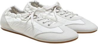 Vivaia Jogger Re-Nylon Sneakerina in White Smokey Grey at Nordstrom, Size 5.5